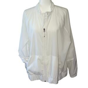 Calia Anywhere Mesh Jacket Women's 2X Pure White NEW